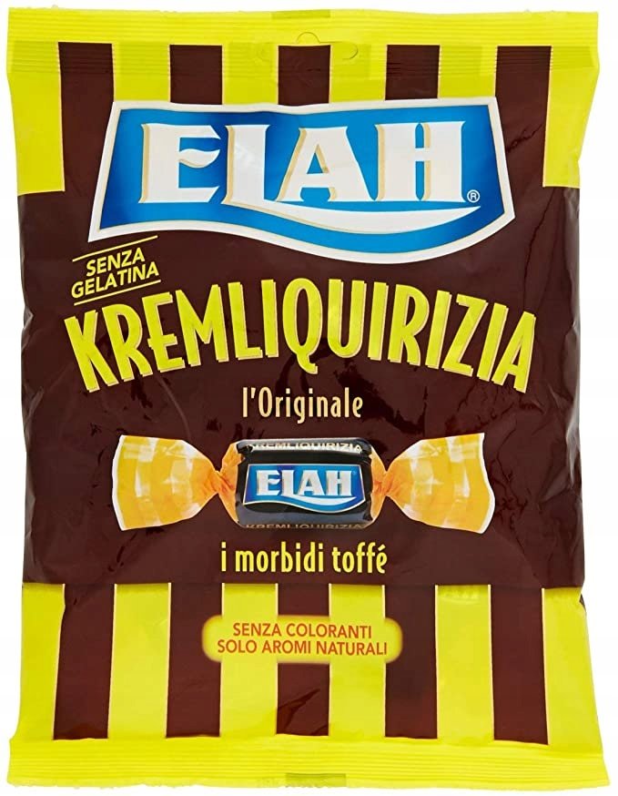 ELAH KREMLIQUIRIZIA L' Originale włoskie mleczne toffi z lukrecją 150 g