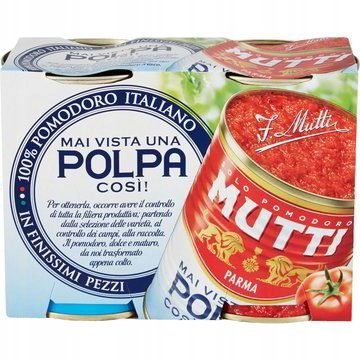 MUTTI pulpa pomidorowa rozdrobnione pomidory 2x400g