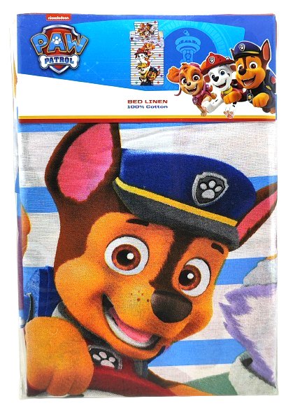 Komplet Pościeli Psi Patrol Paski i kropki 100x135 cm + 40x60 cm