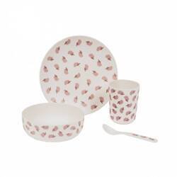 Zestaw naczyń i sztućców dla dziecka, 4 el., Jeżyk Maison Petit Jour