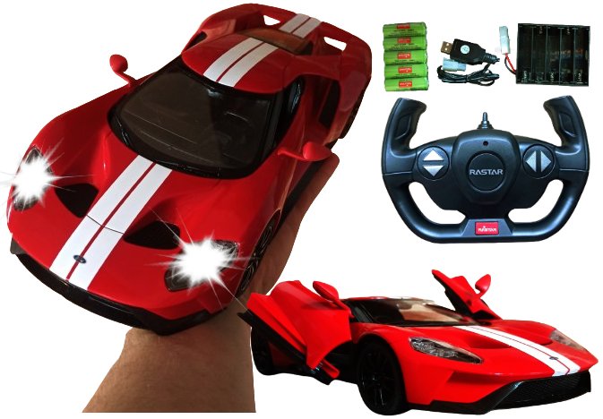 Autko Zdalnie Sterowane FORD GT Rastar Samochód Auto Na Pilot 2,4GHz RC 1:14