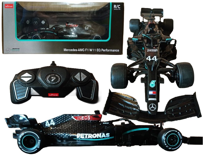 Autko Zdalnie Sterowane Bolid FORMUŁA 1 MERCEDES AMG F1 Rastar Samochód Auto Na Pilot 2,4GHz RC 1:18