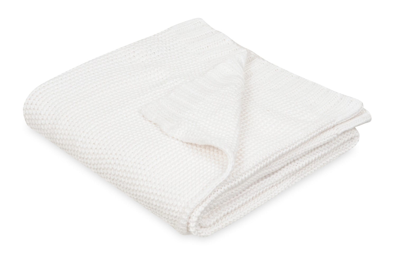 Pled dziecięcy 80x100 Tully biały bawełna w pudełku BabyMatex