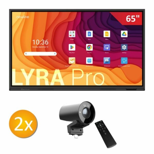 Zestaw Aktywna Tablica 2 x Newline Lyra Pro 65