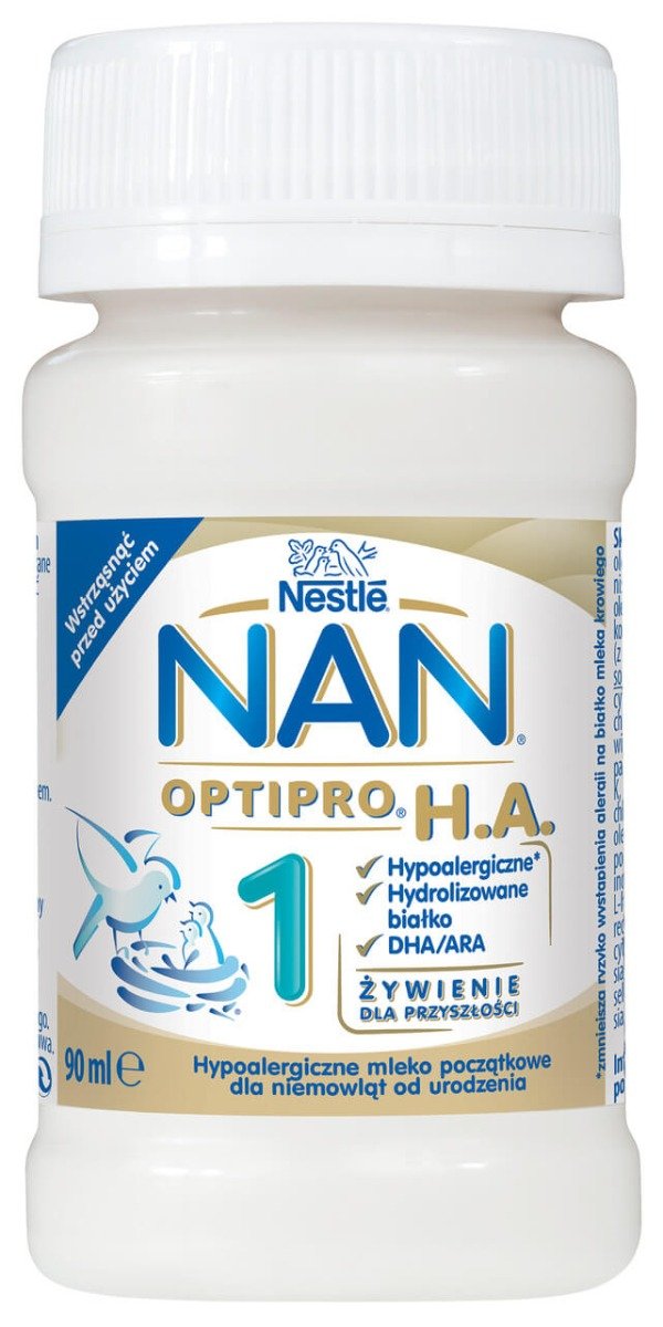 Nestle Nan Optipro HA, plyn, 90 ml x 32 sztuk