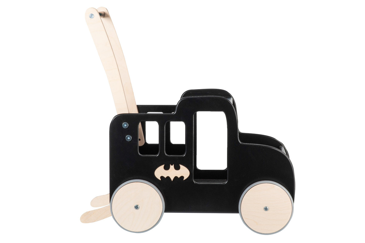 Samochód drewniany straż autko drewniane dla chłopca jeździk pchacz