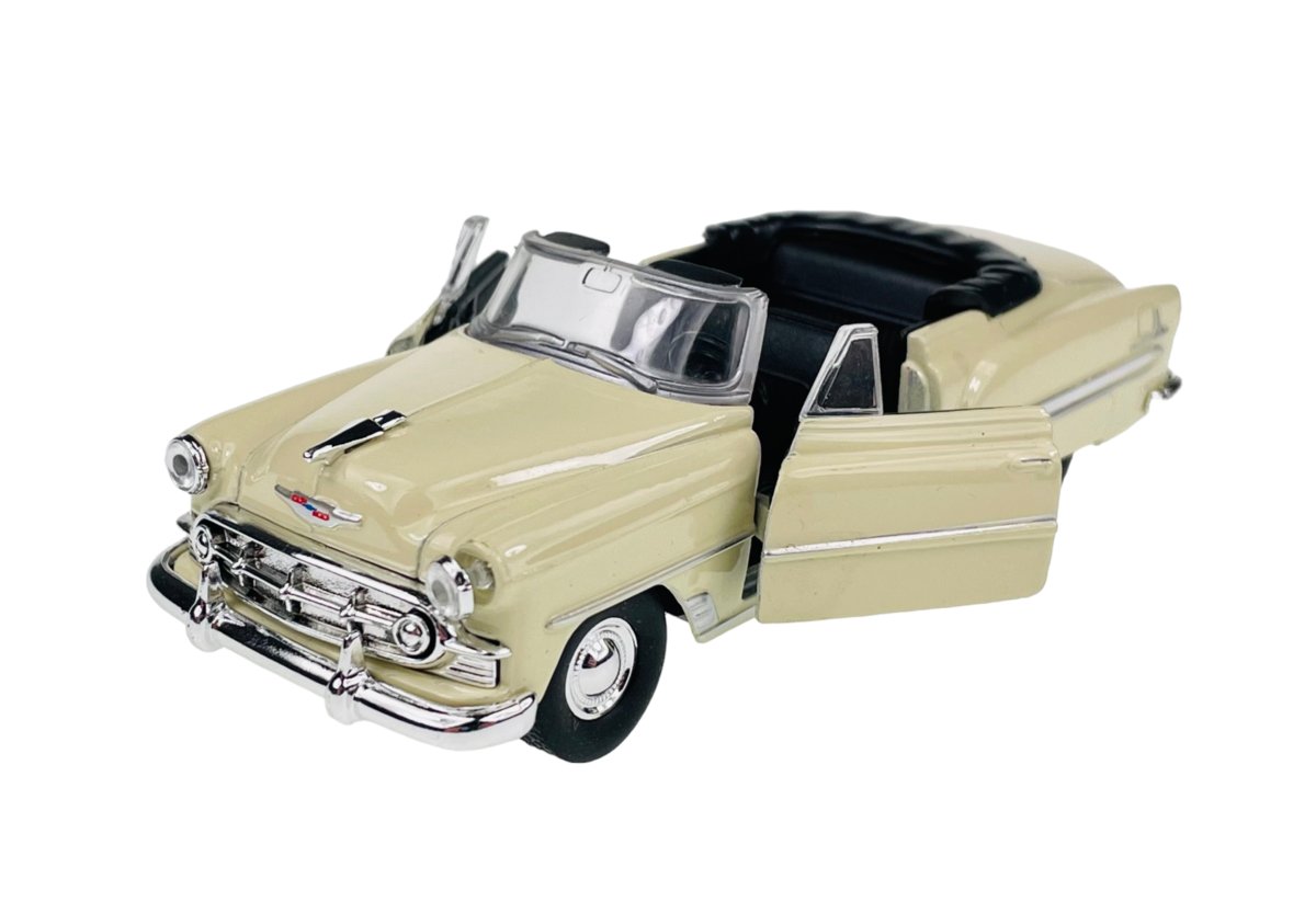 WELLY OLD TIMER 1953 CHEVROLET BEL AIR BEŻOWY BEZ DACHU 1:34 SAMOCHÓD NOWY METALOWY MODEL