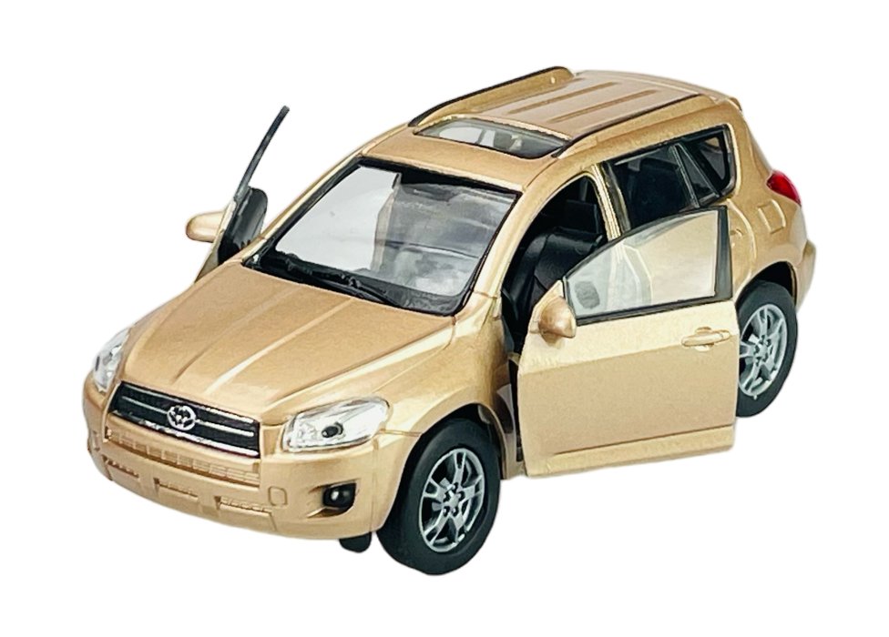 WELLY TOYOTA RAV 4 ZŁOTA 1:34 SAMOCHÓD NOWY METALOWY MODEL