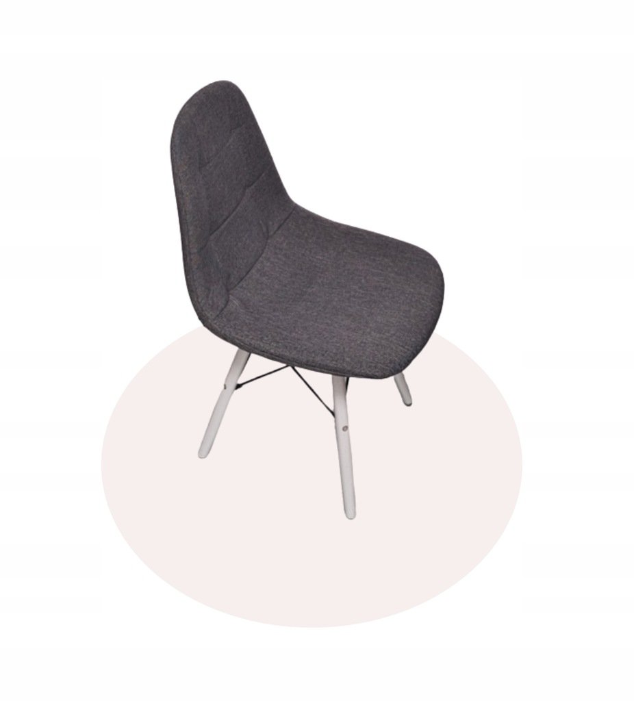 Podkładka pod krzesło PCV fi 100 okrągła 2mm BIAŁA