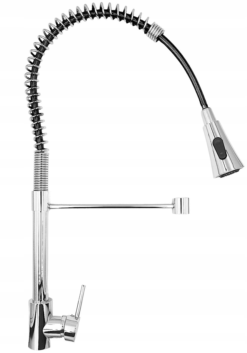 BATERIA KUCHENNA ZLEWOZMYWA WYCIĄGANA WYLEWKA KRAN