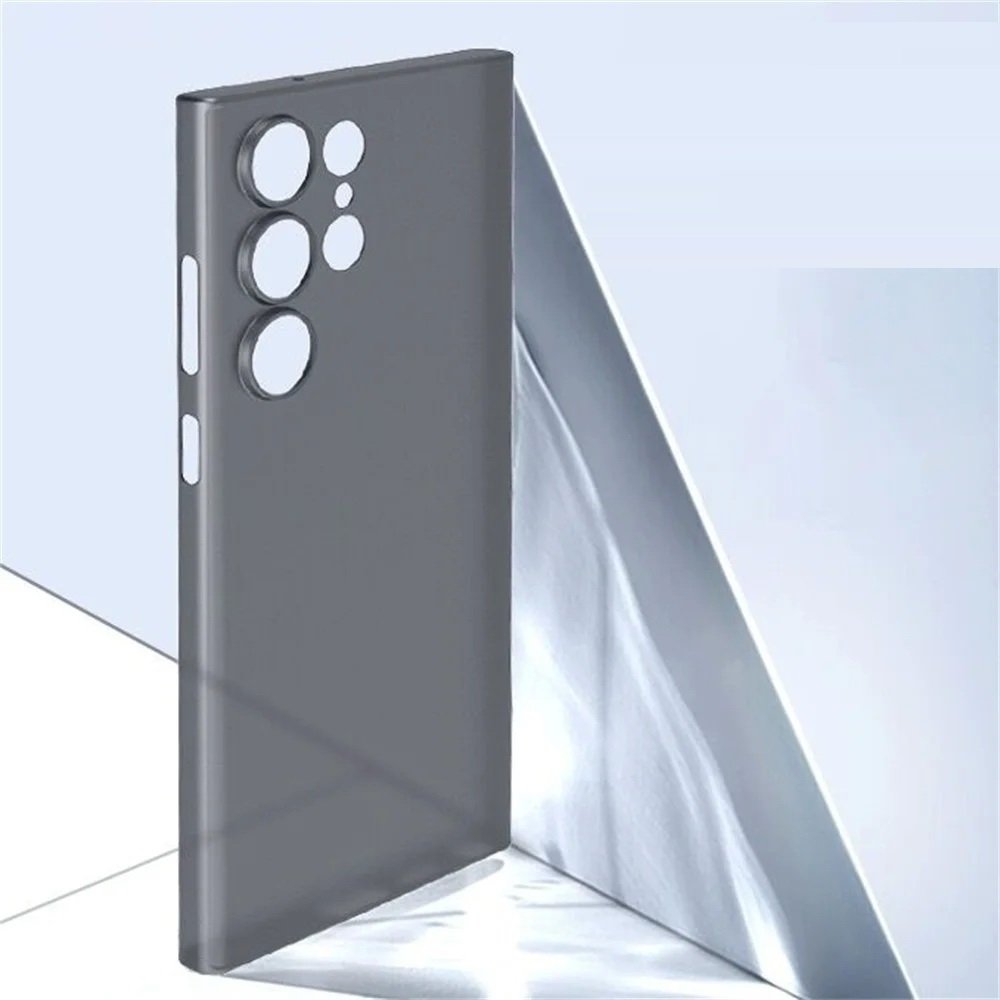 D-Pro Air Slim 0.4mm PP Case ultra cienkie matowe etui do Samsung Galaxy S24 (Smoke Black)