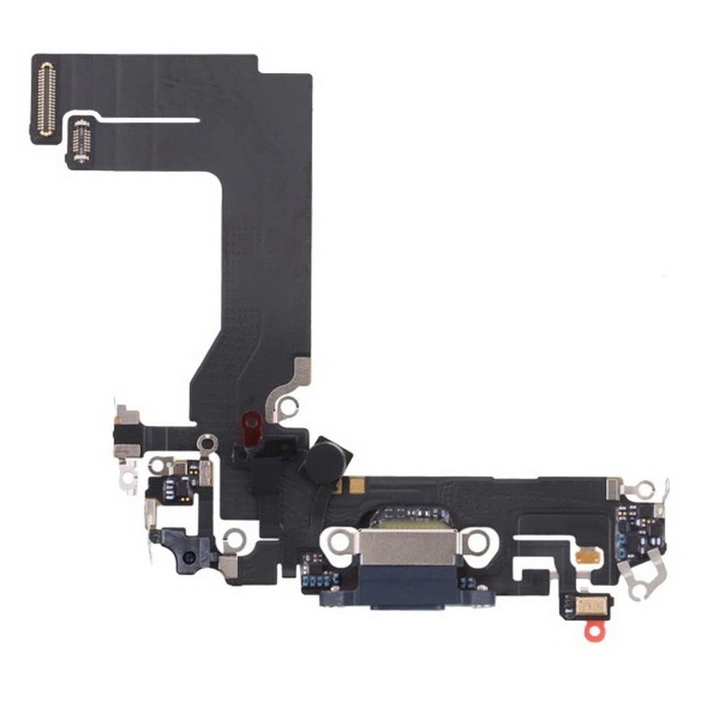 Gniazdo złącze port ładowania mikrofon dolny taśma flex do Apple iPhone 13 mini (OEM Oryginał) (Czarny)