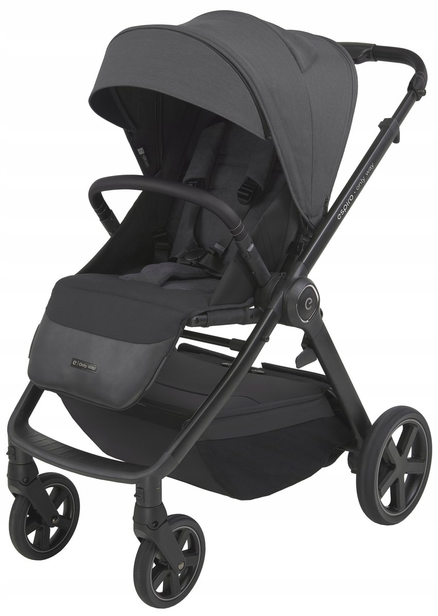 ESPIRO WÓZEK SPACEROWY ONLY WAY 307 GRAPHITE ANTHRACITE