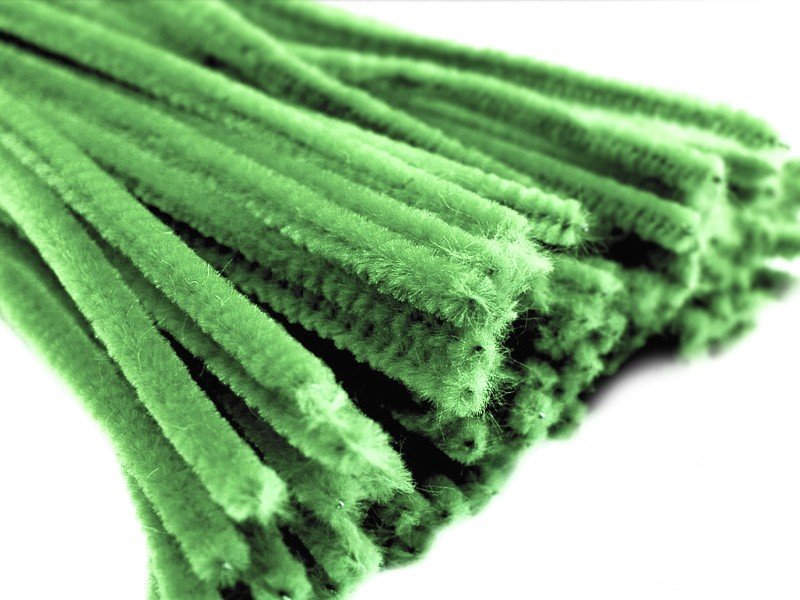 Drucik kreatywny 30cm: jasna zieleń- 10szt