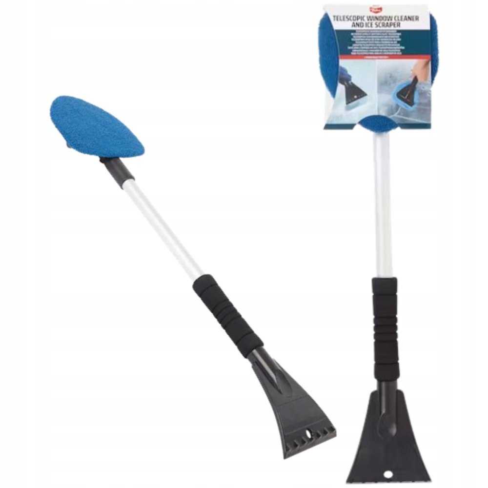 SKROBACZKA do SZYB Teleskopowy skrobak do Lodu Wycieraczka ściereczka