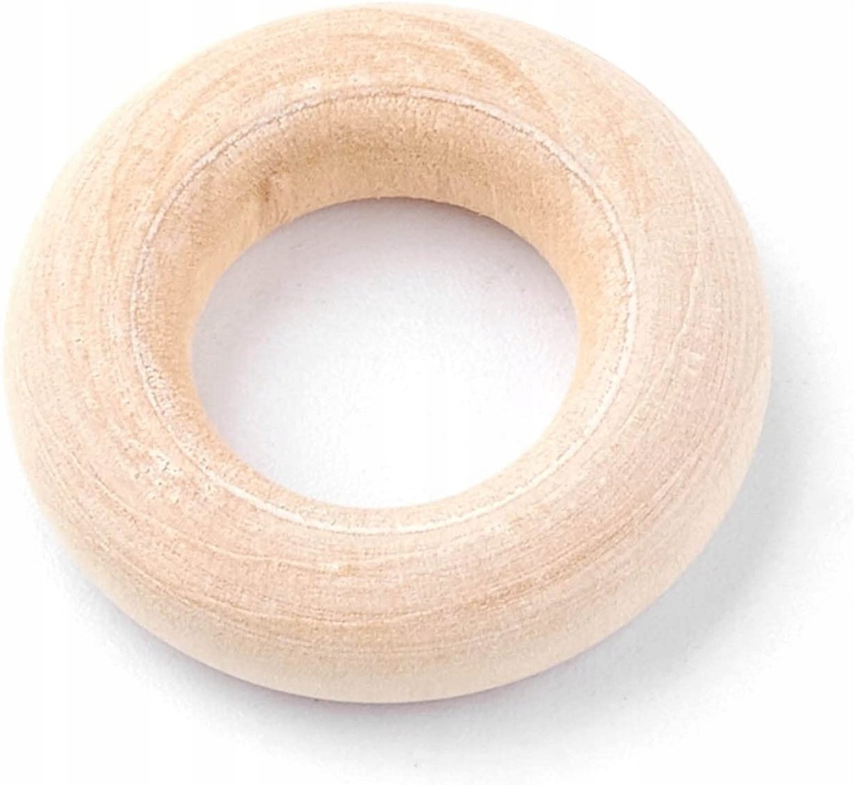 Drewniane Kółko Bukowe 55mm do Makramy Karniszy