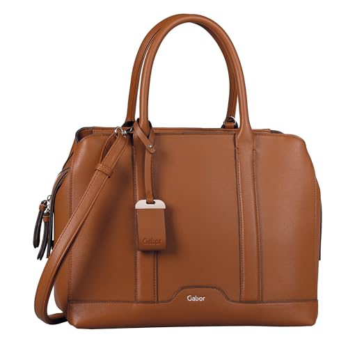Gabor bags Marga damska torba na ramię torba na ramię zamek błyskawiczny średni brązowy, koniak, m, Classic