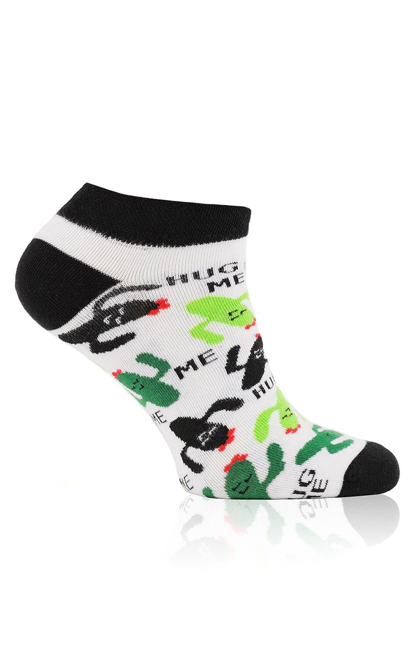 Skarpetki stopki męskie S167S Picos, Kolor biało-czarno-zielony, Rozmiar 41-43, Italian Fashion - Primodo.com