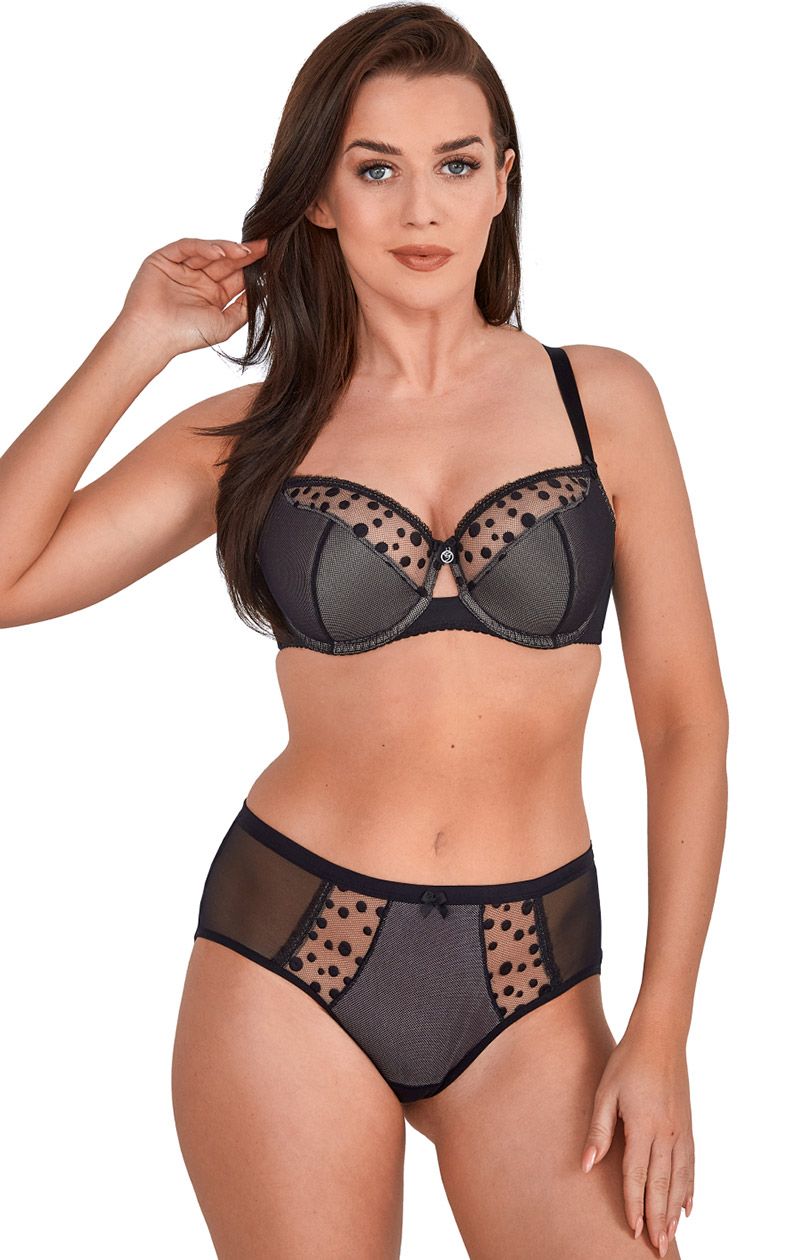 Klasyczne figi damskie Shana 1224, Kolor czarny, Rozmiar 2XL, Gaia - Primodo.com