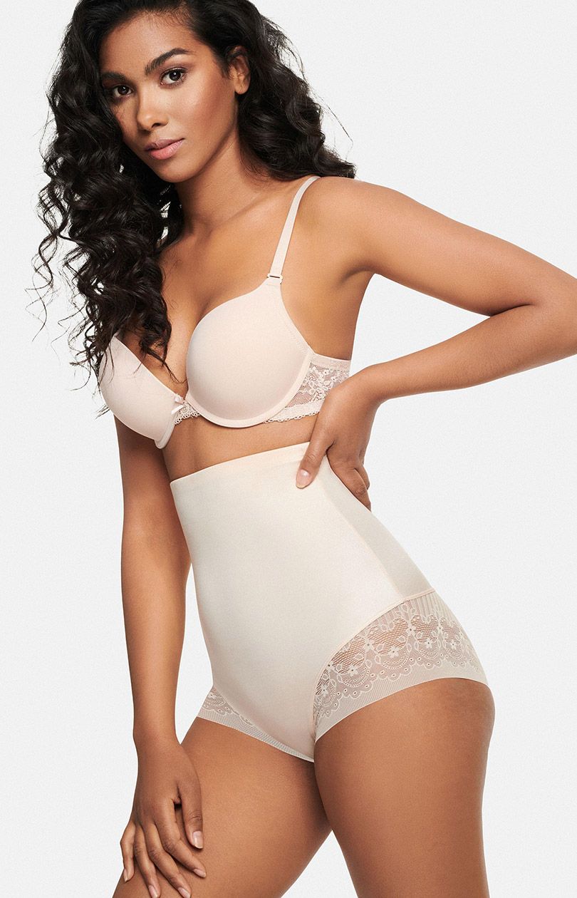 39231-80X figi modelujące SLIM 1, Kolor jasnobeżowy, Rozmiar XL, Esotiq - Primodo.com
