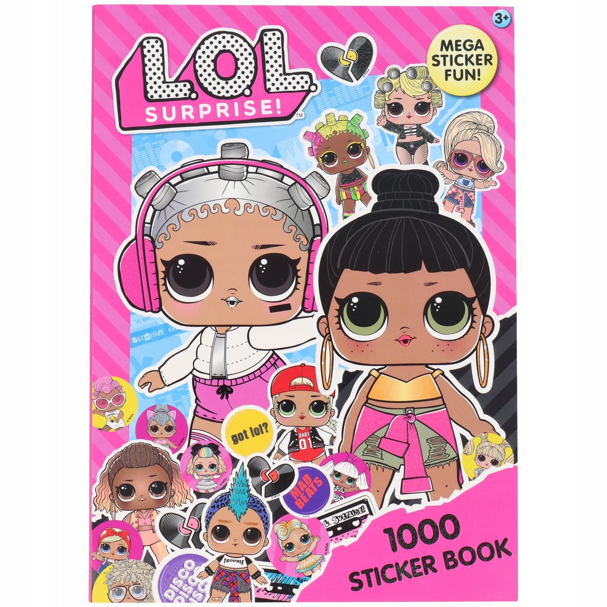 L.O.L. SUPRISE! 1000 NAKLEJEK KSIĄŻCE NAKLEJKI 181