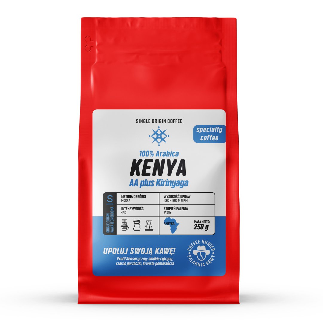 Kenya Kirinyaga KAWA ZIARNISTA (Kawa Specialty) - 250 g.