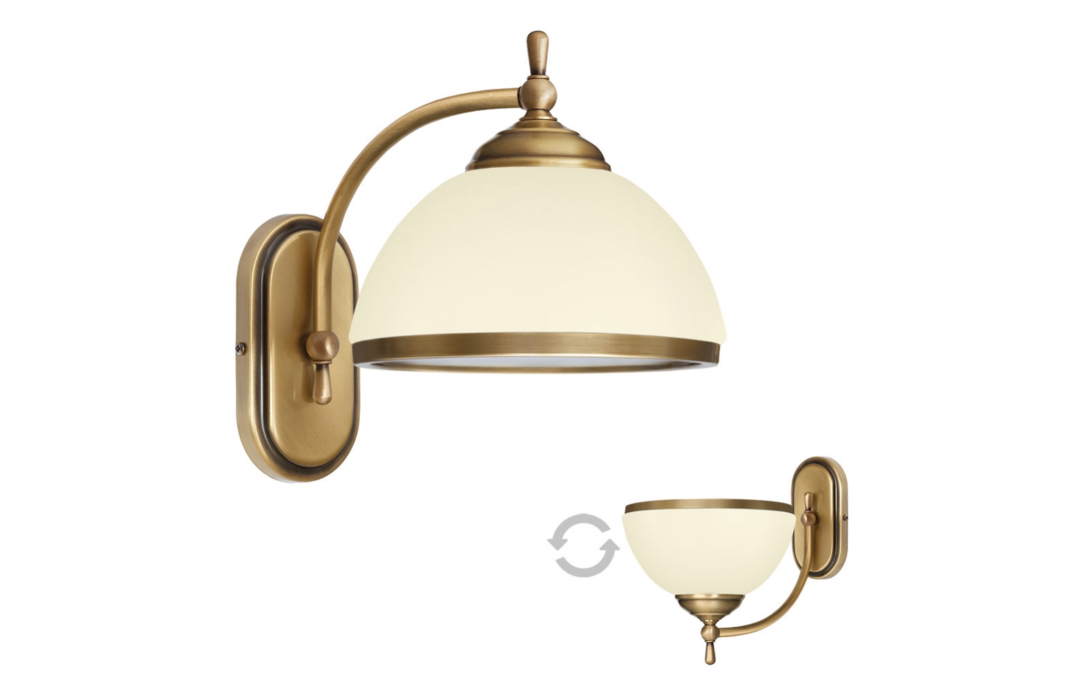 Kinkiet z mosiądzu CR-K1E