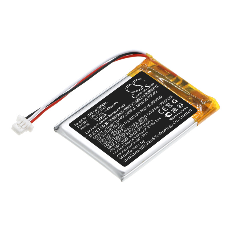 Logitech Zone 900 / 533-000167 400mAh 1.48Wh Li-Polymer 3.7V (Cameron Sino)