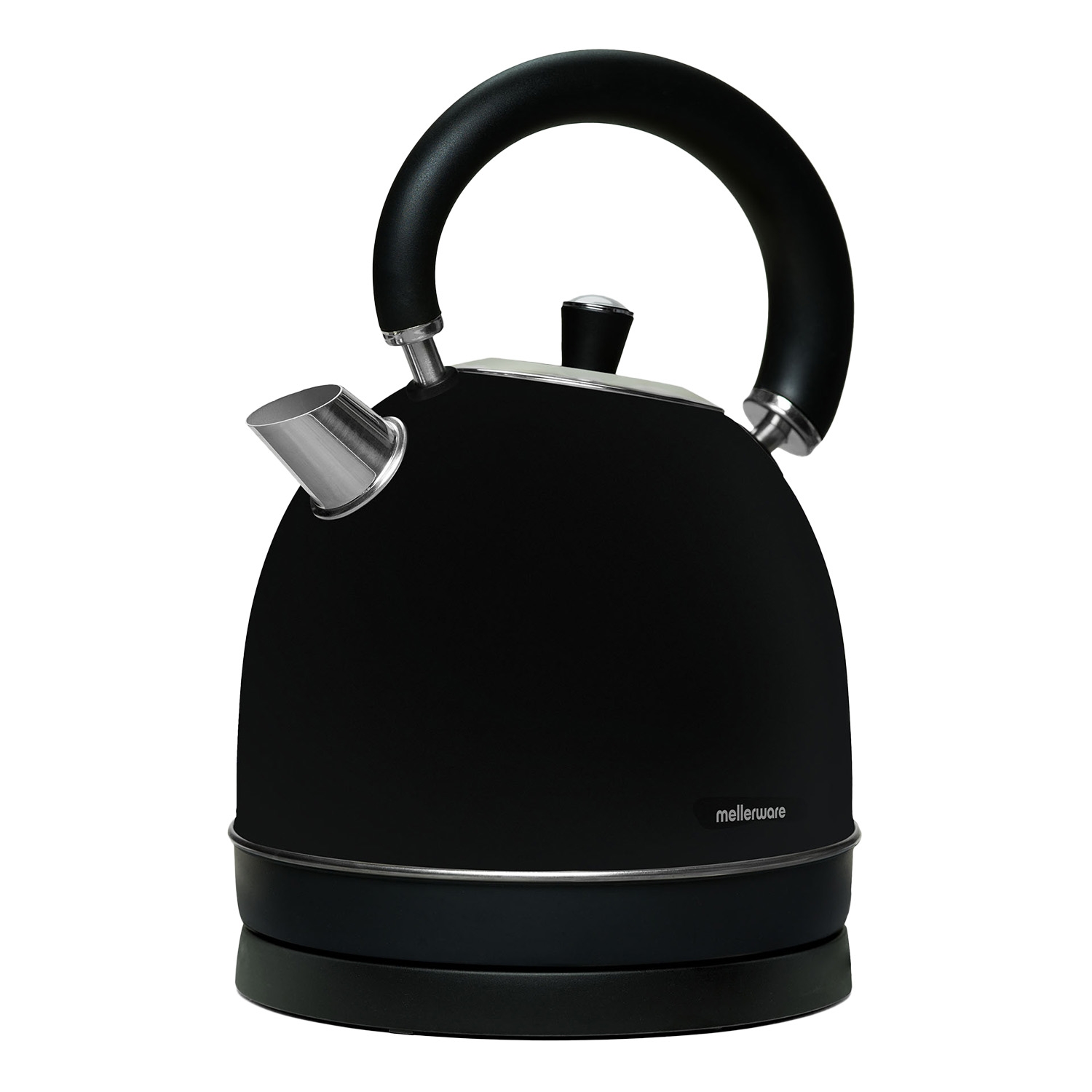 Czajnik elektryczny stalowy Mellerware Spring, 1,8 l, 2200 W, czarny