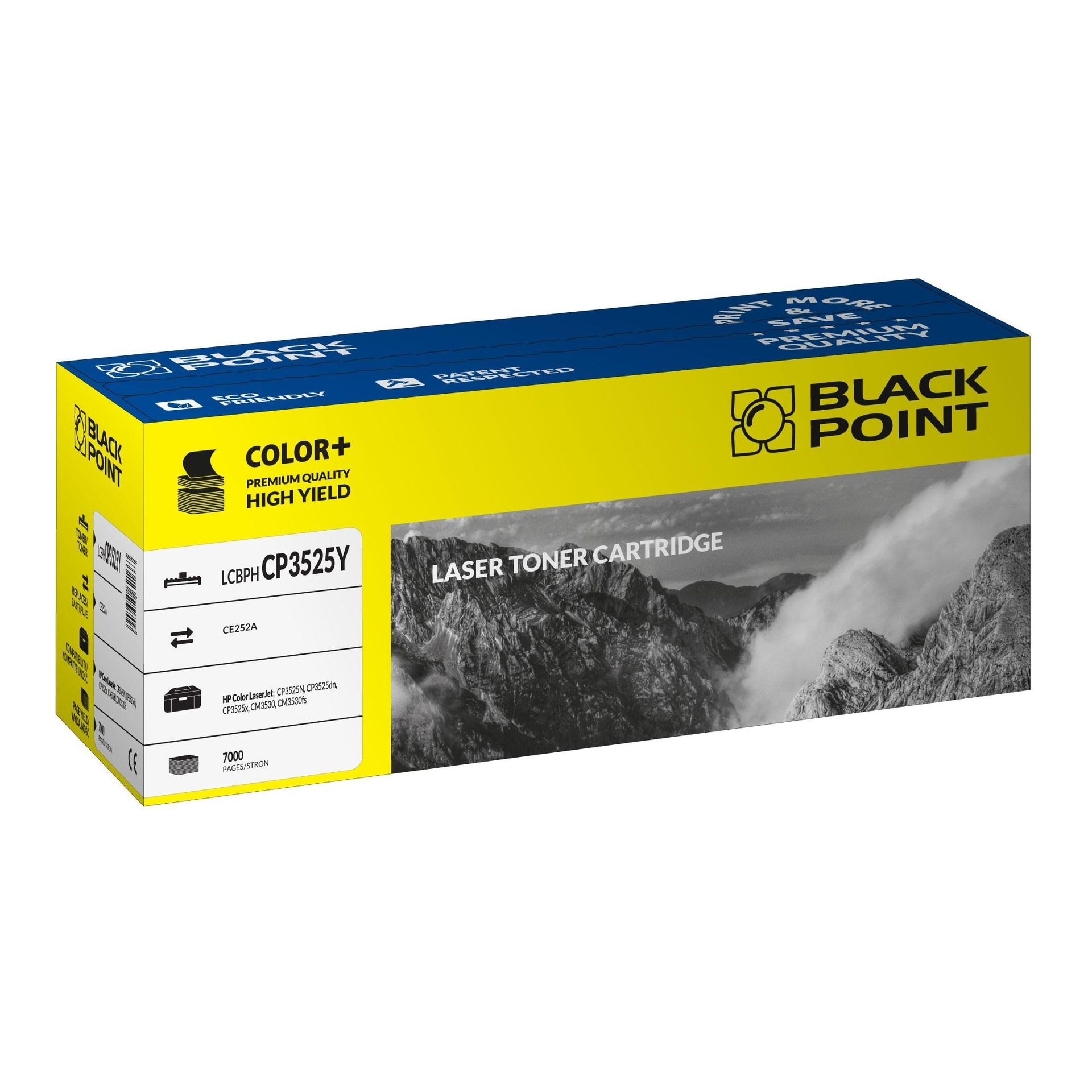 BLACK POINT LCBPHCP3525Y zamiennik CE252A (yellow)