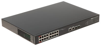 S4101-16ET2GF-240-C SWITCH PRZEMYSŁOWY POE 16-PORTOWY SFP - DAHUA