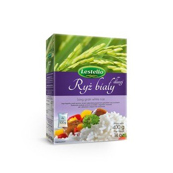 Lestello Ryż biały długi 4x100g