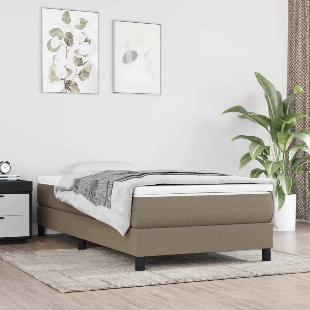 Materac kieszeniowy, taupe, 120x190x20 cm, tkanina Lumarko!