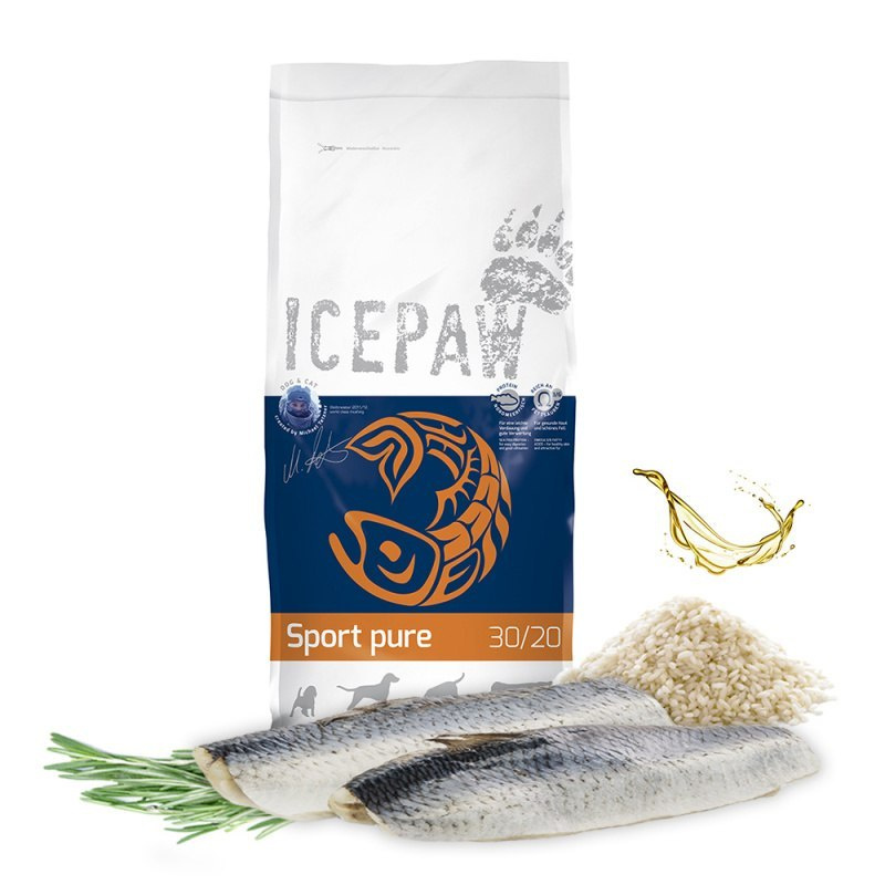 ICEPAW Sport Pure śledź karma wysokobiałkowa dla aktywnych psów ( 14 kg)