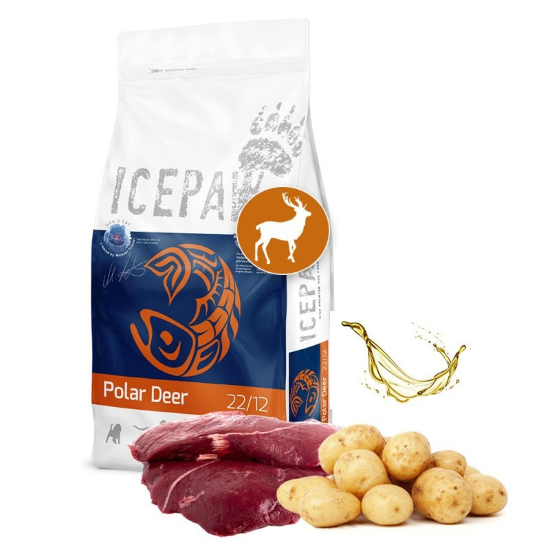 ICEPAW Polar Deer jeleń polarny karma dla dorosłych psów (2 kg)