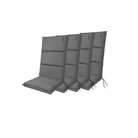 CITY 4419 wysoki - zestaw 4 sztuk - poduszki na fotele i krzesła