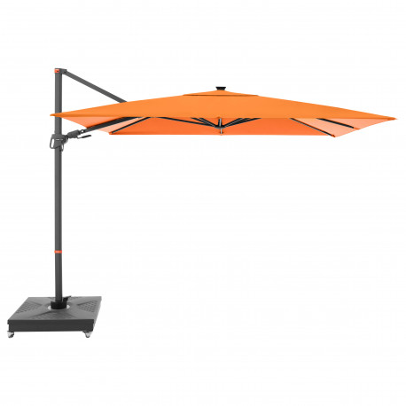 Parasol ogrodowy myZone 220 x 300 cm LED z bocznym słupkiem 816