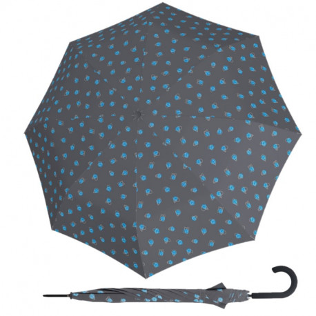 Zdjęcia - Parasol HIT Lang AC Candy Blue - damska parasolka 