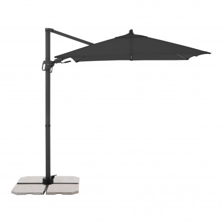 DERBY DX 210 x 210 cm - parasol ogrodowy z boczną nóżką 840
