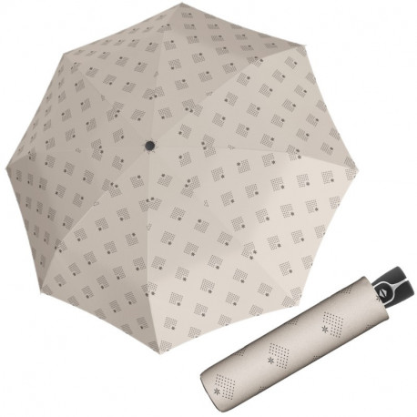 Fiber Magic Night Sky beige - w pełni automatyczny parasol damski