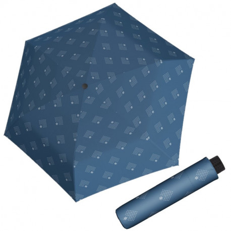 Fiber Havanna Night Sky blue - damski parasol składany