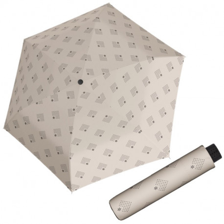Fiber Havanna Night Sky beige - damski parasol składany
