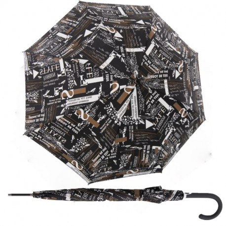Fiber Flex AC Scribble Black - damski parasol