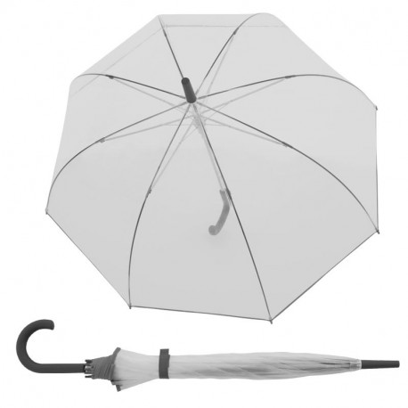 Nizza Transparent - parasol damski goły