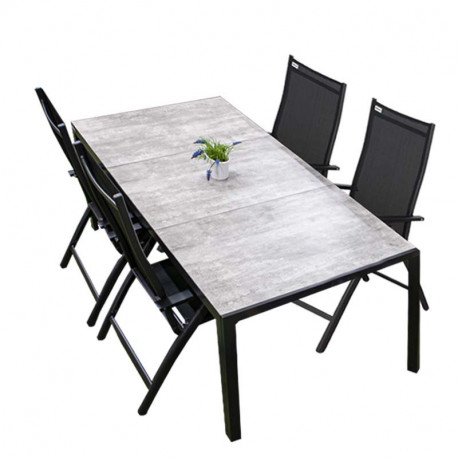 BERGAMO EXPERT - aluminiowy zestaw sof 4+1