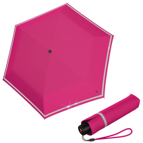 Lekki składany parasol Knirps Rookie Flamingo Reflective