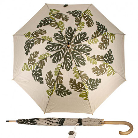 NATURE LONG Choice Beige - damski parasol ECO