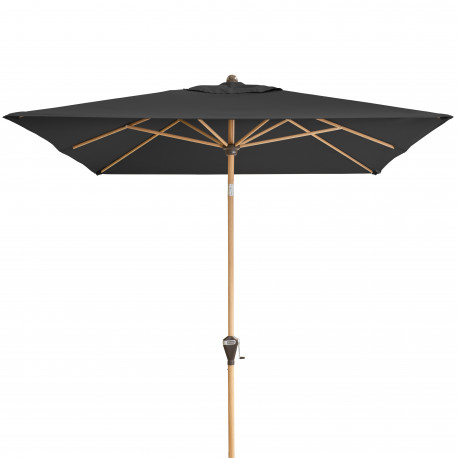 ALU WOOD 210 x 140 cm - automatyczny parasol uchylny z ochroną ULTRA UV 840