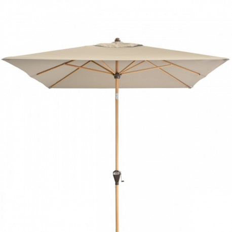 ALU WOOD 210 x 140 cm - automatyczny parasol uchylny z ochroną ULTRA UV 820