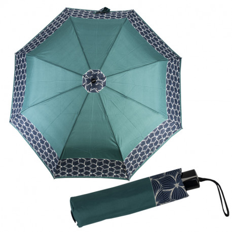 Fiber Mini Style - aqua viola - damski parasol składany